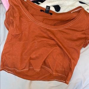 Rust crop top